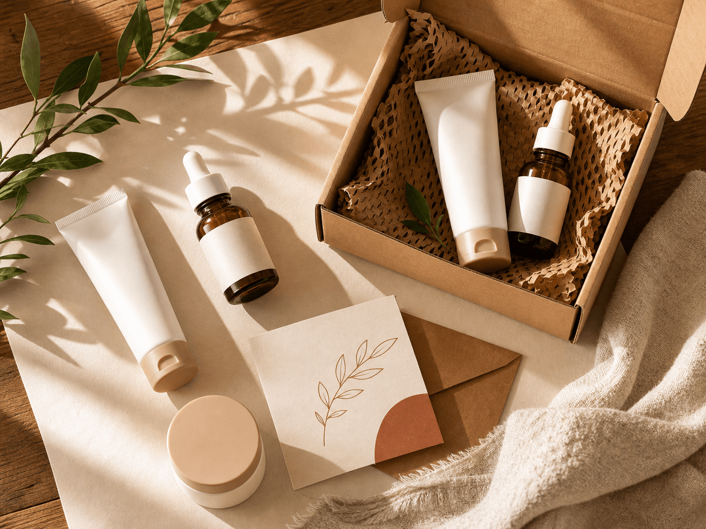 D2C product packaging and campaign props